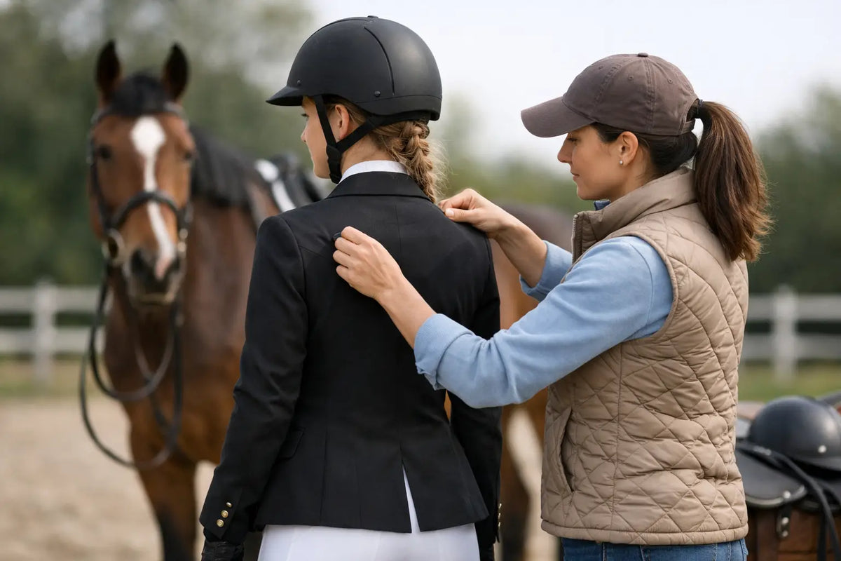 Guida alla vestibilità abbigliamento equestre